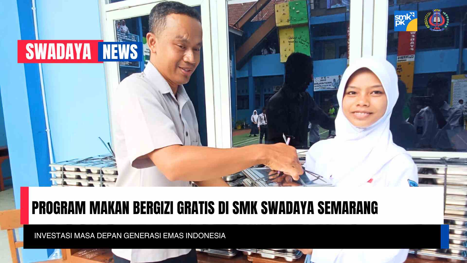 Read more about the article Program Makan Bergizi Gratis di SMK Swadaya Semarang: Investasi Masa Depan Generasi Emas Indonesia