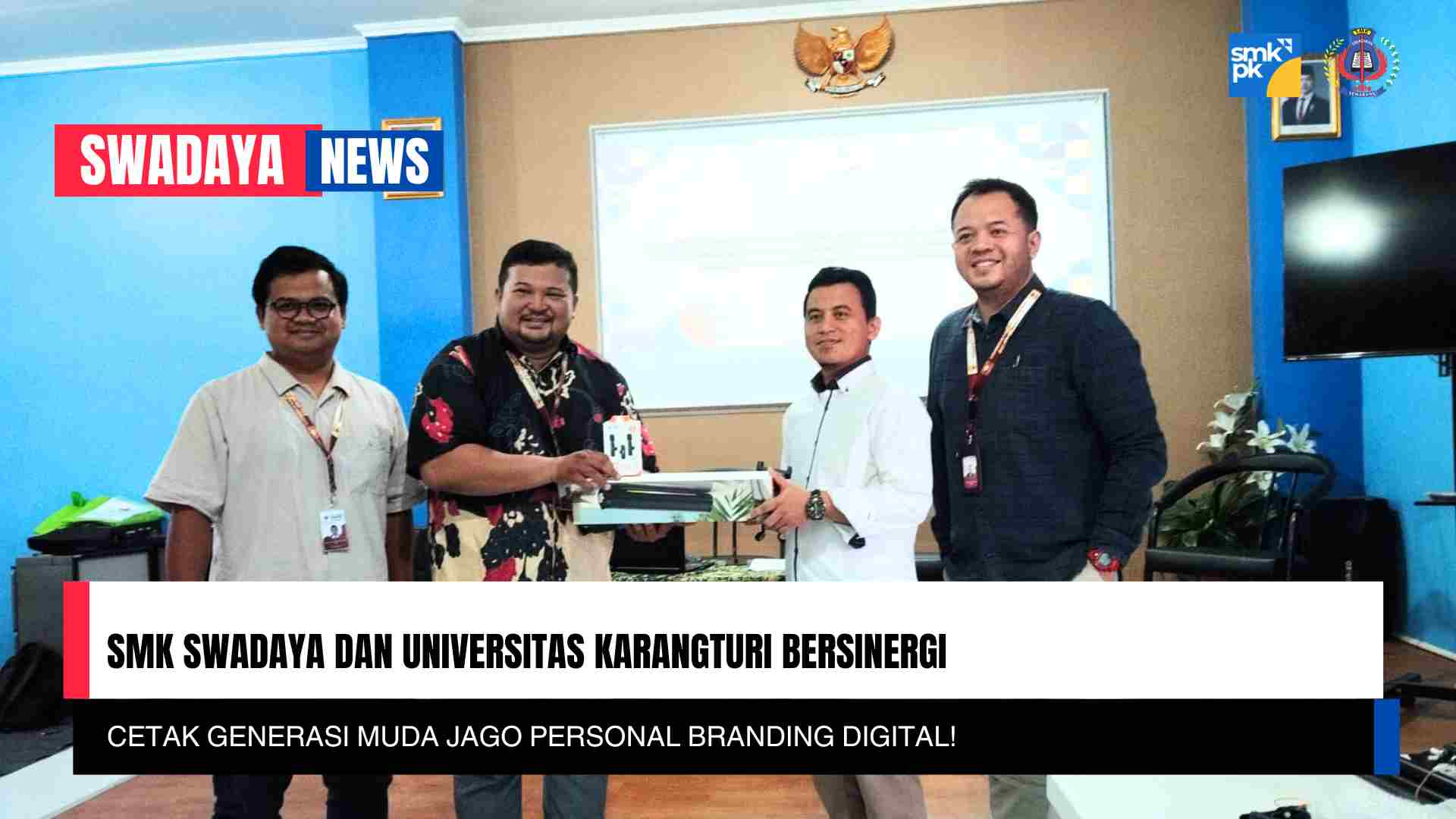 Read more about the article SMK Swadaya dan Universitas Karangturi Bersinergi: Motivasi Generasi Muda Jago Personal Branding Digital!
