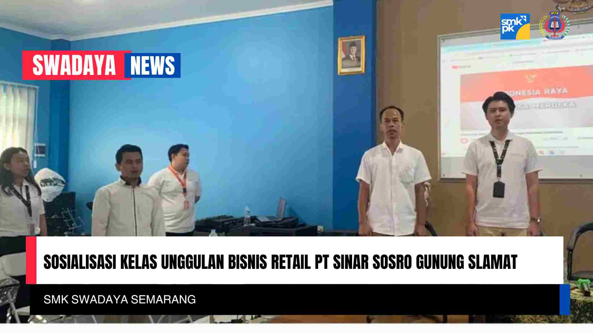 Read more about the article Sukses Digelar! Sosialisasi Kelas Unggulan Bisnis Retail PT Sinar Sosro Gunung Slamat di SMK Swadaya Semarang