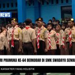 Semangat Hari Pramuka ke-64 Berkobar di SMK Swadaya Semarang