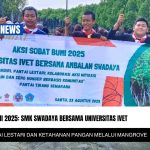 Aksi Sobat Bumi 2025: SMK Swadaya Semarang Bersama Universitas IVET, Bangun Pantai Lestari dan Ketahanan Pangan Melalui Mangrove