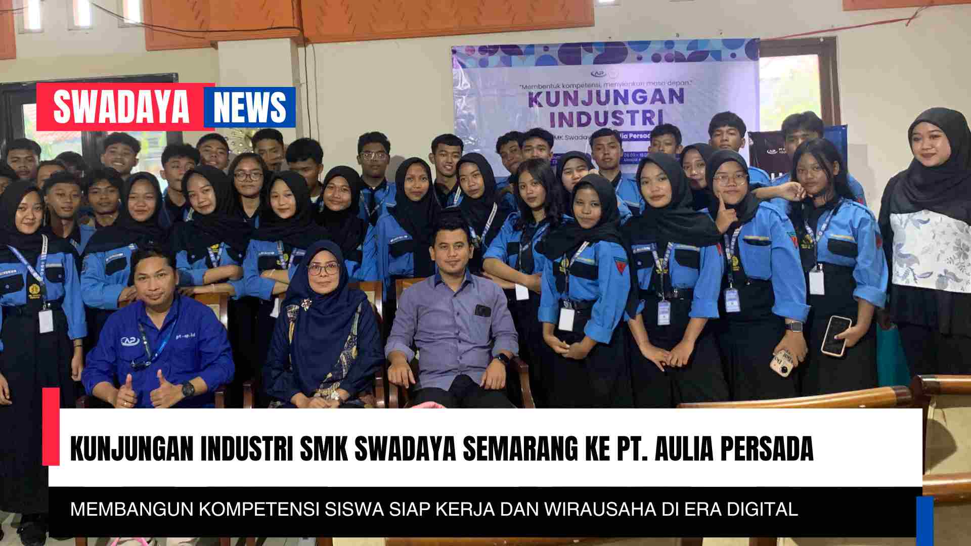 Read more about the article Kunjungan Industri SMK Swadaya Semarang ke PT. Aulia Persada: Membangun Kompetensi Siswa Siap Kerja dan Wirausaha di Era Digital